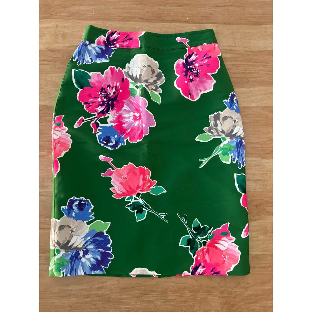 Kate Spade Cottagecore Floral Skirt Sz 2 Small Garden Pencil Knee Length $298 - Picture 3 of 9